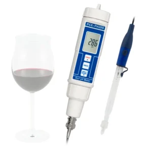 Analyseur de liquides PCE-PH20WINE pour le vin