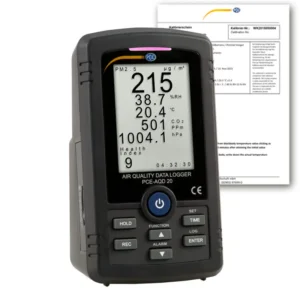 Analyseur de particules PCE-AQD 20-ICA avec certificat d'étalonnage ISO