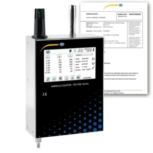Analyseur de particules PCE-PQC 33EU avec certificat d'étalonnage