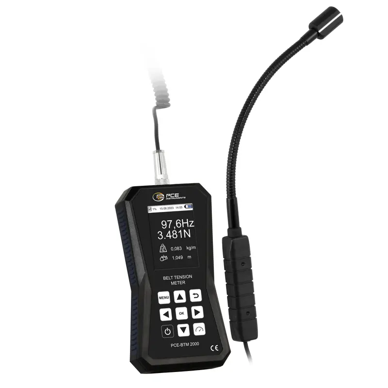 Appareil de mesure de tension de courroies PCE-BTM 2000L