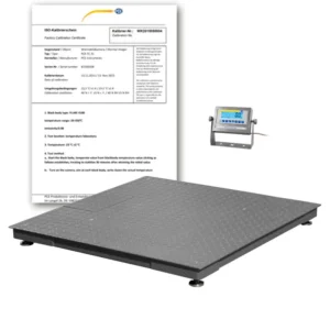 Balance au sol PCE-RS 2000-ICA avec certificat d’étalonnage ISO