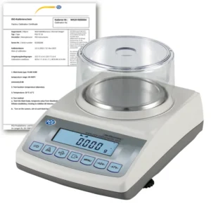 Balance de base PCE-BT 200-ICA avec certificat d'étalonnage ISO