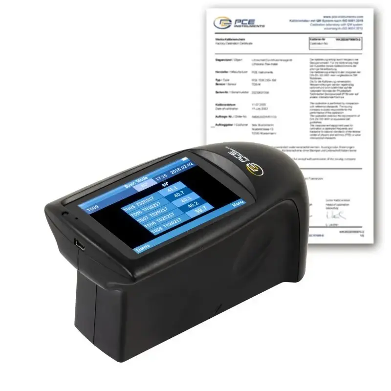 Brillancemètre PCE-IGM 60-ICA avec certificat d'étalonnage ISO