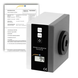 Calibrateur acoustique Classe I PCE-SC 09-ICA avec certificat d'étalonnage ISO
