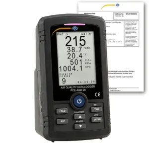 Capteur de CO2 professionnel PCE-AQD 20-ICA avec certificat d'étalonnage ISO