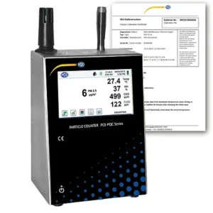 Capteur de CO2 professionnel PCE-PQC 23EU avec certificat d'étalonnage