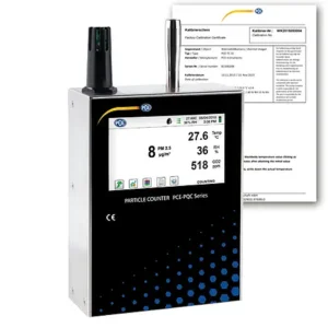 Capteur de CO2 professionnel PCE-PQC 34EU avec certificat d'étalonnage
