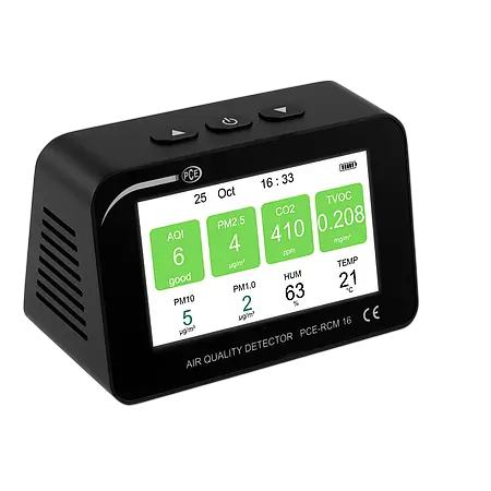 Capteur de CO2 professionnel PCE-RCM 16