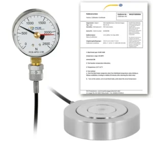 Cellule de charge hydraulique PCE-HFG 2.5K-E100 avec certificat d'étalonnage ISO