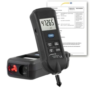Compte-tours PCE-T 240-ICA avec certificat d'étalonnage ISO