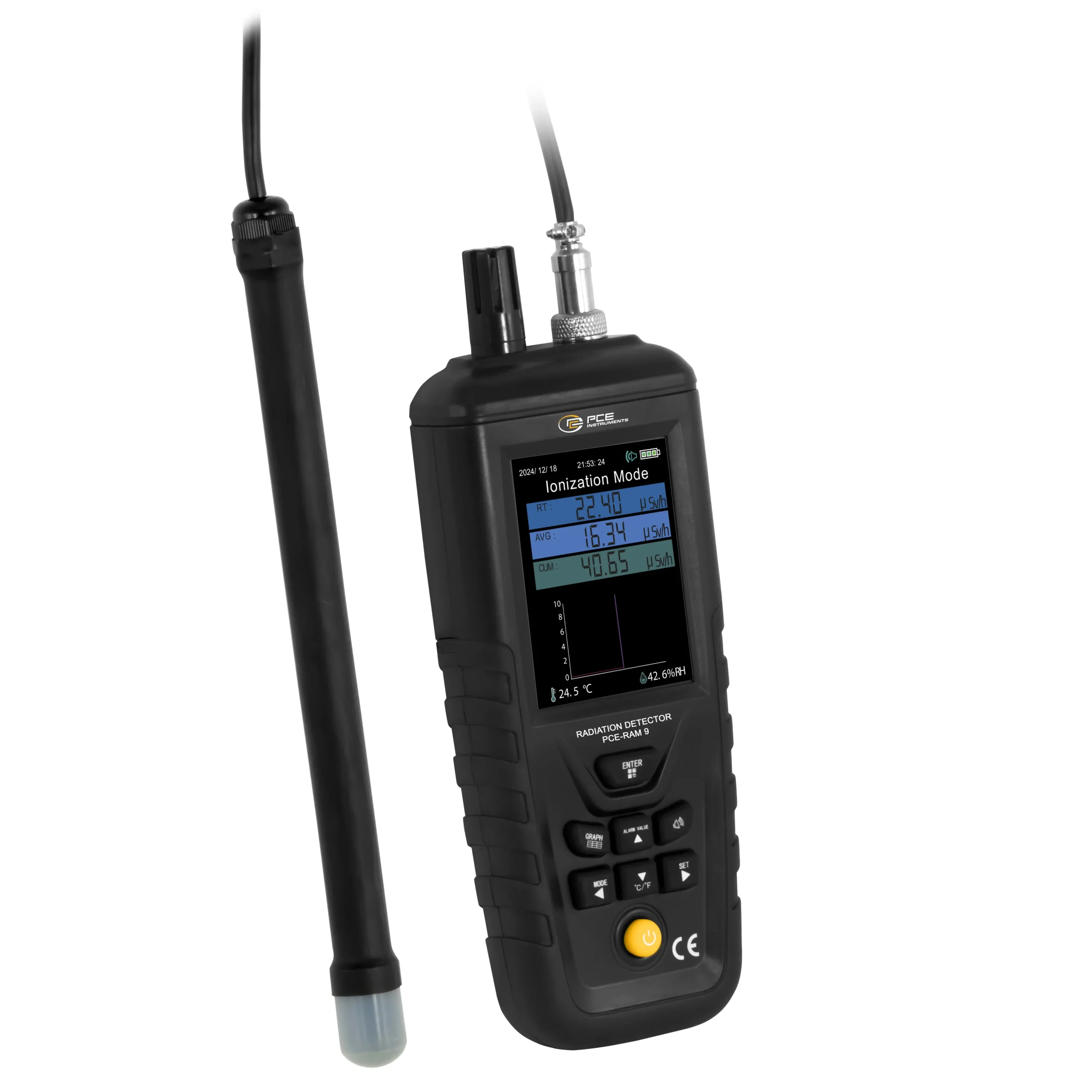 Compteur Geiger PCE-RAM 9