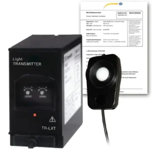 Contrôleur de lumière PCE-LXT-TRM-ICA avec certificat d'étalonnage ISO
