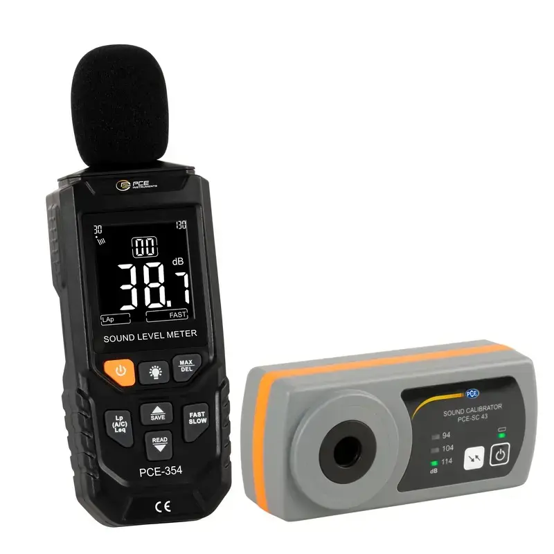 Décibelmètre PCE-354 + Calibrateur acoustique inclus