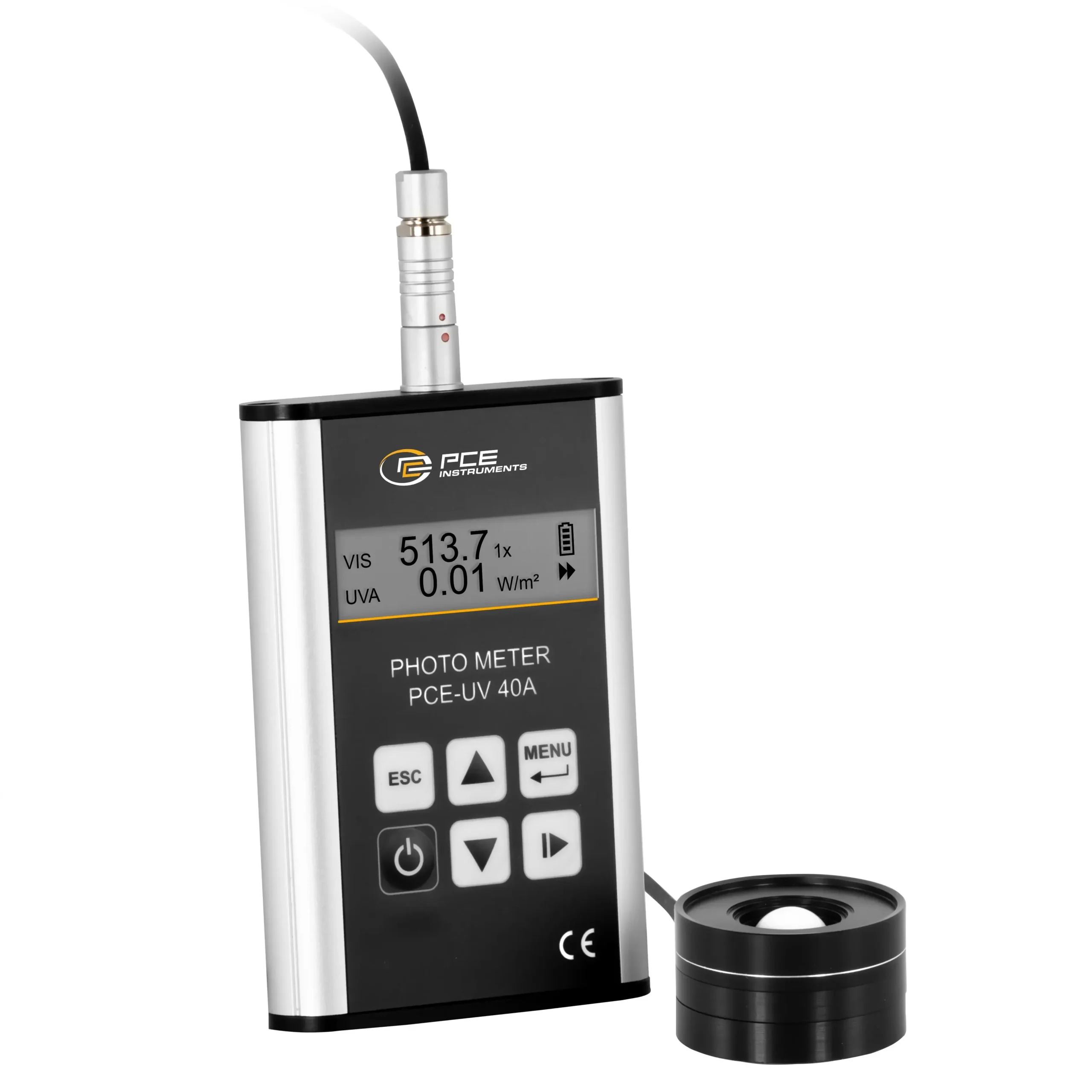 Détecteur de rayonnement UV PCE-UV 40A