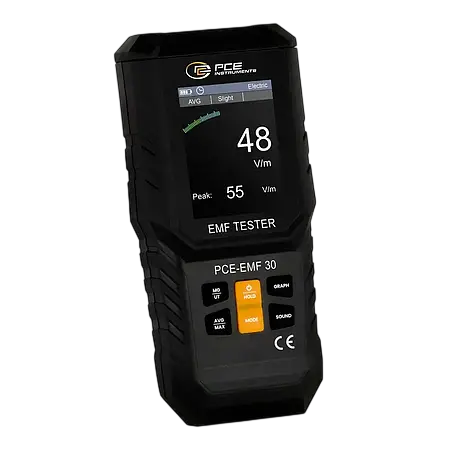 Détecteur de rayonnements électromagnétiques EMF PCE-EMF 30