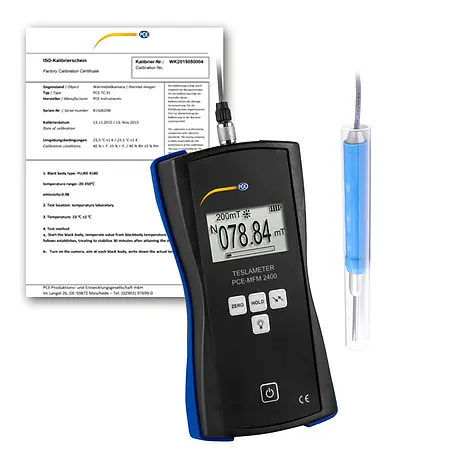 Détecteur de rayonnements électromagnétiques PCE-MFM 2400+ICA | Certificat ISO