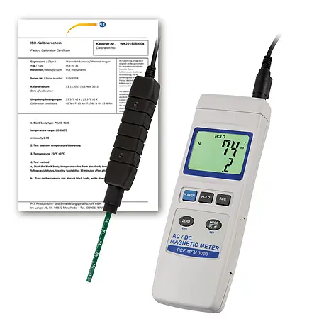 Détecteur de rayonnements électromagnétiques PCE-MFM 3000-ICA | Certificat ISO
