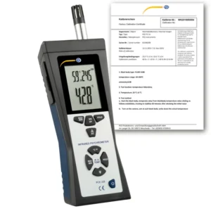 Détecteur stress thermique PCE-320-ICA avec certificat d'étalonnage ISO