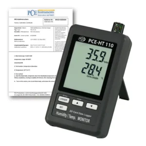 Enregistreur de données PCE-HT110-ICA avec certificat d'étalonnage ISO