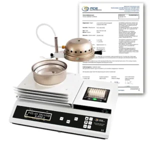 Incinérateur rapide PCE-UX 3011GQD-ICA avec certificat d'étalonnage ISO