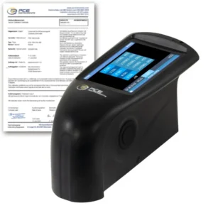 Mesureur d'éclat PCE-SGM 60-ICA avec certificat d'étalonnage ISO