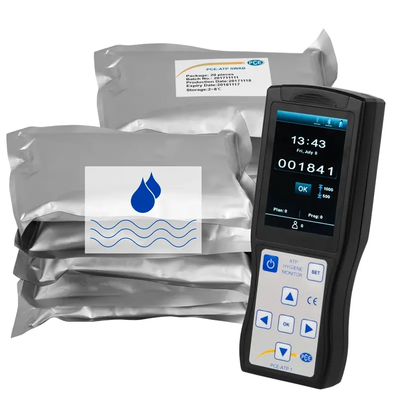 Mesureur d'hygiène / Luminomètre PCE-ATP 1-KIT3 pour surfaces et liquides