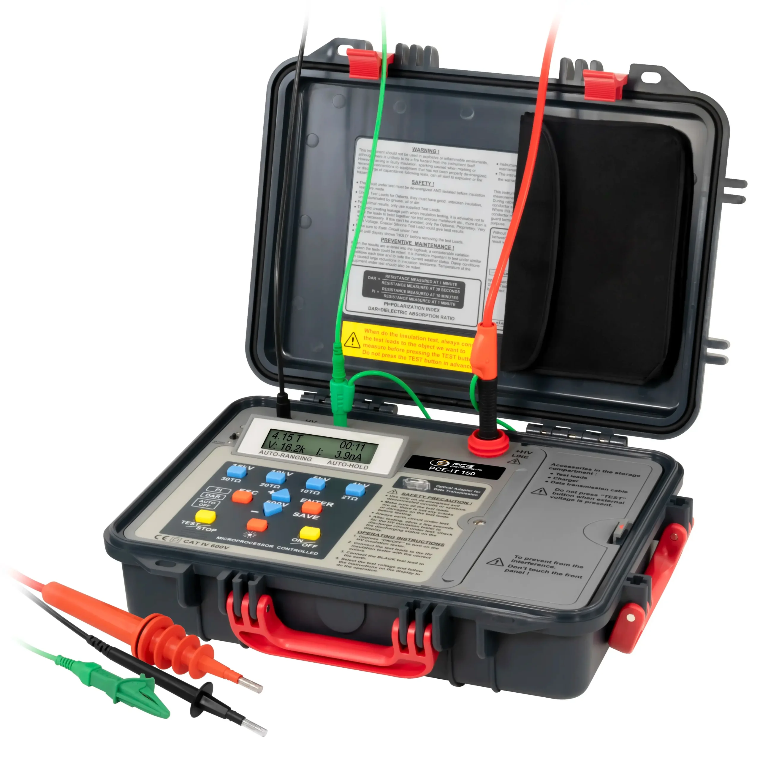 Mesureur d’isolement PCE-IT 150