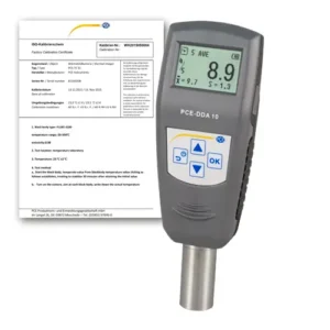 Mesureur de dureté PCE-DDA 10 avec certificat d'étalonnage ISO