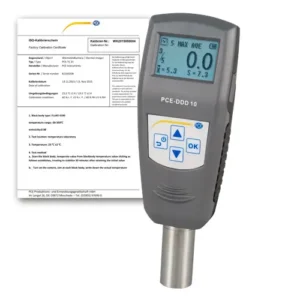 Mesureur de dureté PCE-DDD 10-ICA avec certificat d'étalonnage ISO