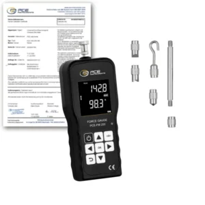 Mesureur de force PCE-FM 200-ICA avec certificat d'étalonnage ISO