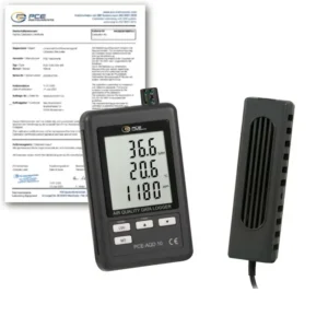 Mesureur de la qualité de l'air intérieur PCE-AQD 10-ICA avec certificat d'étalonnage ISO