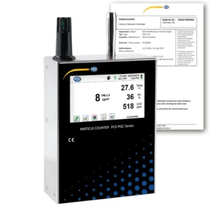 Mesureur de particules PCE-PQC 35EU avec certificat d'étalonnage