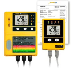 Moniteur de CO2 PCE-WMM 50-ICA avec certificat d'étalonnage ISO