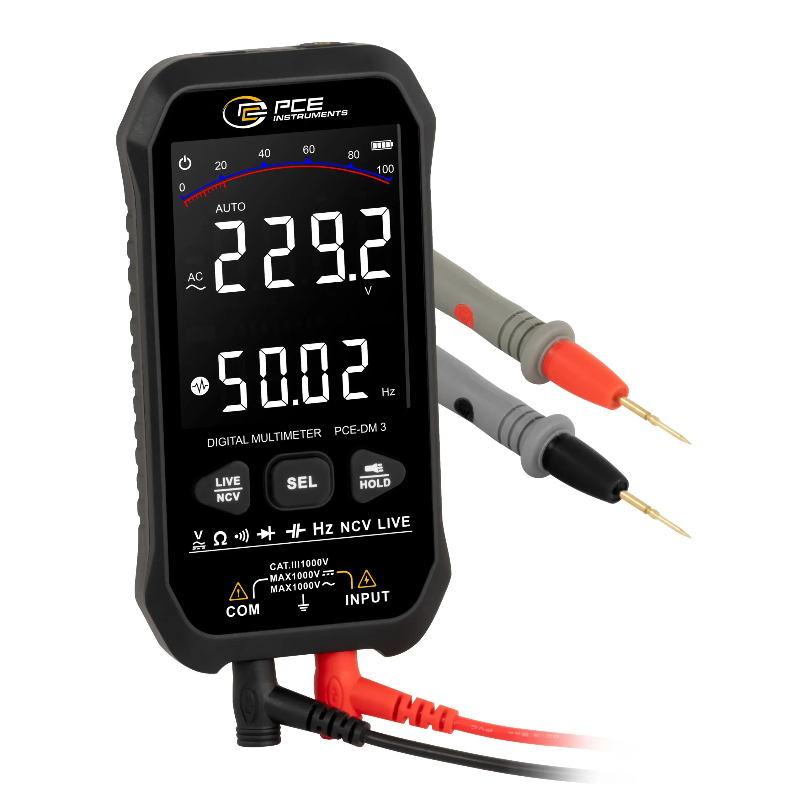 Multimètre PCE-DM 3