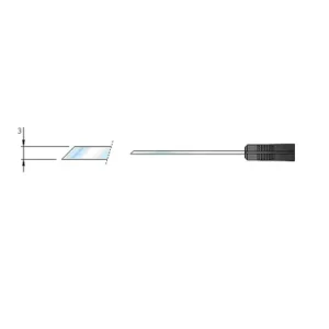 Sonde de température de pénétration/immersion avec extrémité en pointe TF-106 type K
