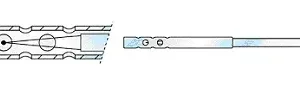 Sonde de température pour air et gaz TF-108 type K