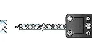 Sonde filaire pour hautes températures TF-121 type K