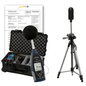 Sonomètre PCE-428-EKIT-ICA avec kit pour le bruit en extérieur ISO