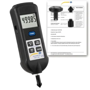 Stroboscope PCE-T 260-ICA avec certificat d'étalonnage ISO