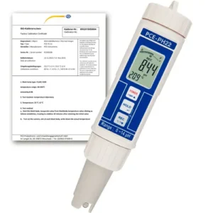 Testeur de pH PCE-PH 22-ICA avec certificat d'étalonnage ISO