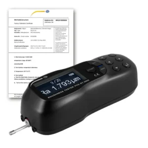 Testeur de rugosité Bluetooth PCE-RT 2000BT-ICA avec certificat d'étalonnage ISO