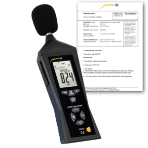 Testeur de son PCE-323 avec certificat d'étalonnage ISO
