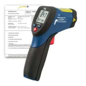 Thermomètre infrarouge PCE-889B-ICA avec certificat d'étalonnage ISO