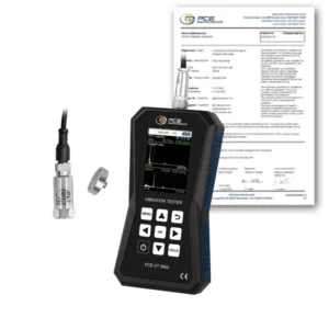 Vibromètre FFT PCE-VT 3900-ICA avec certificat d'étalonnage ISO