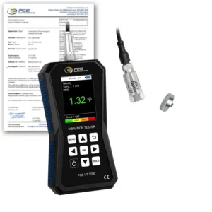 Vibromètre PCE-VT 3700-ICA avec certificat d'étalonnage ISO