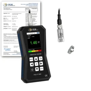 Vibromètre PCE-VT 3800-ICA avec certificat d'étalonnage ISO