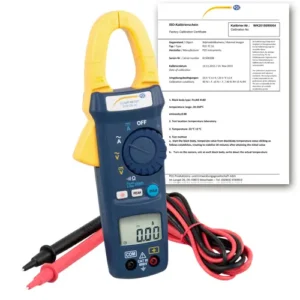 Voltmètre PCE-DC 41-ICA avec certificat d'étalonnage ISO